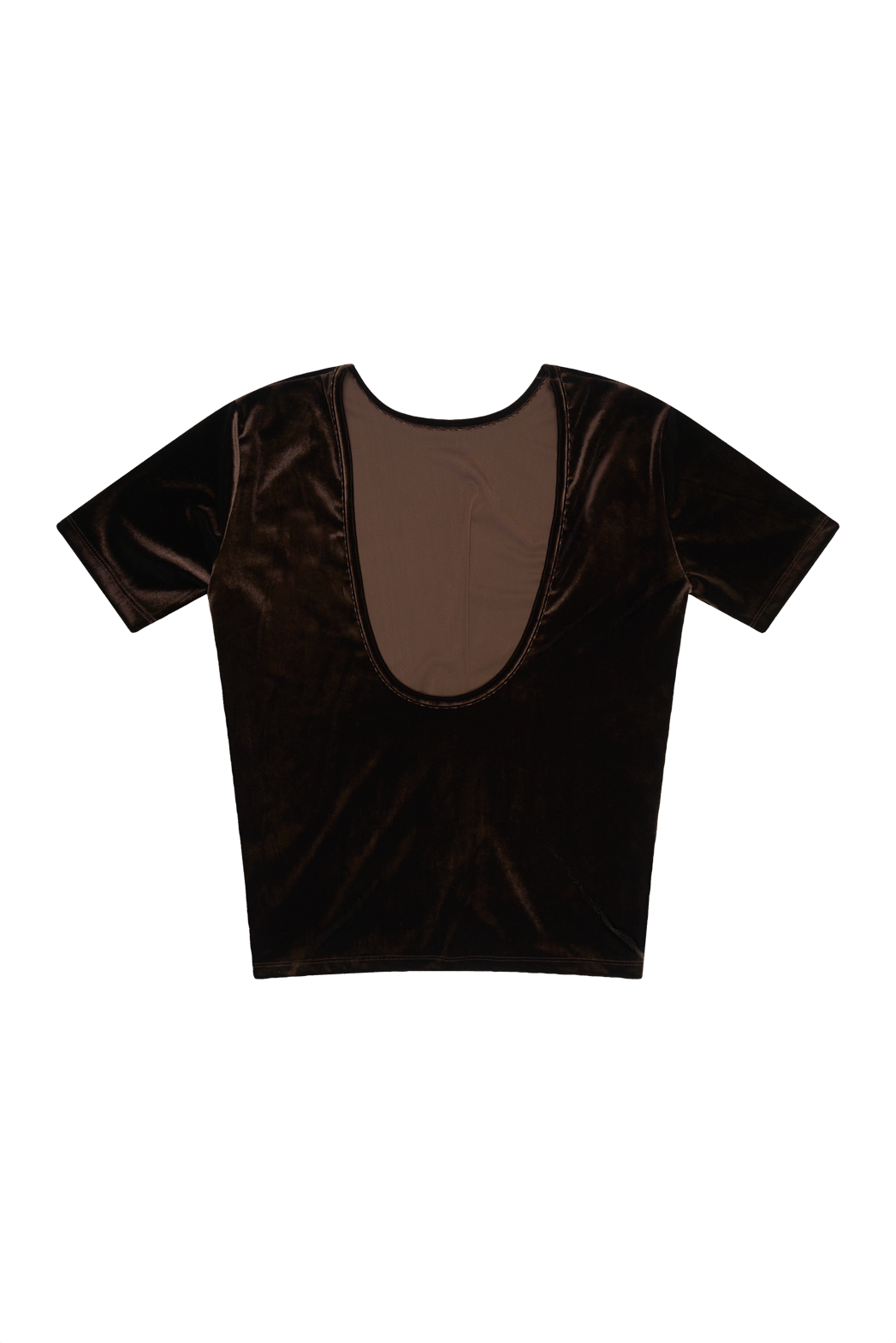 起毛ベルベットオーバーサイズルーズバックレス無地TシャツFW | 詳細画像25