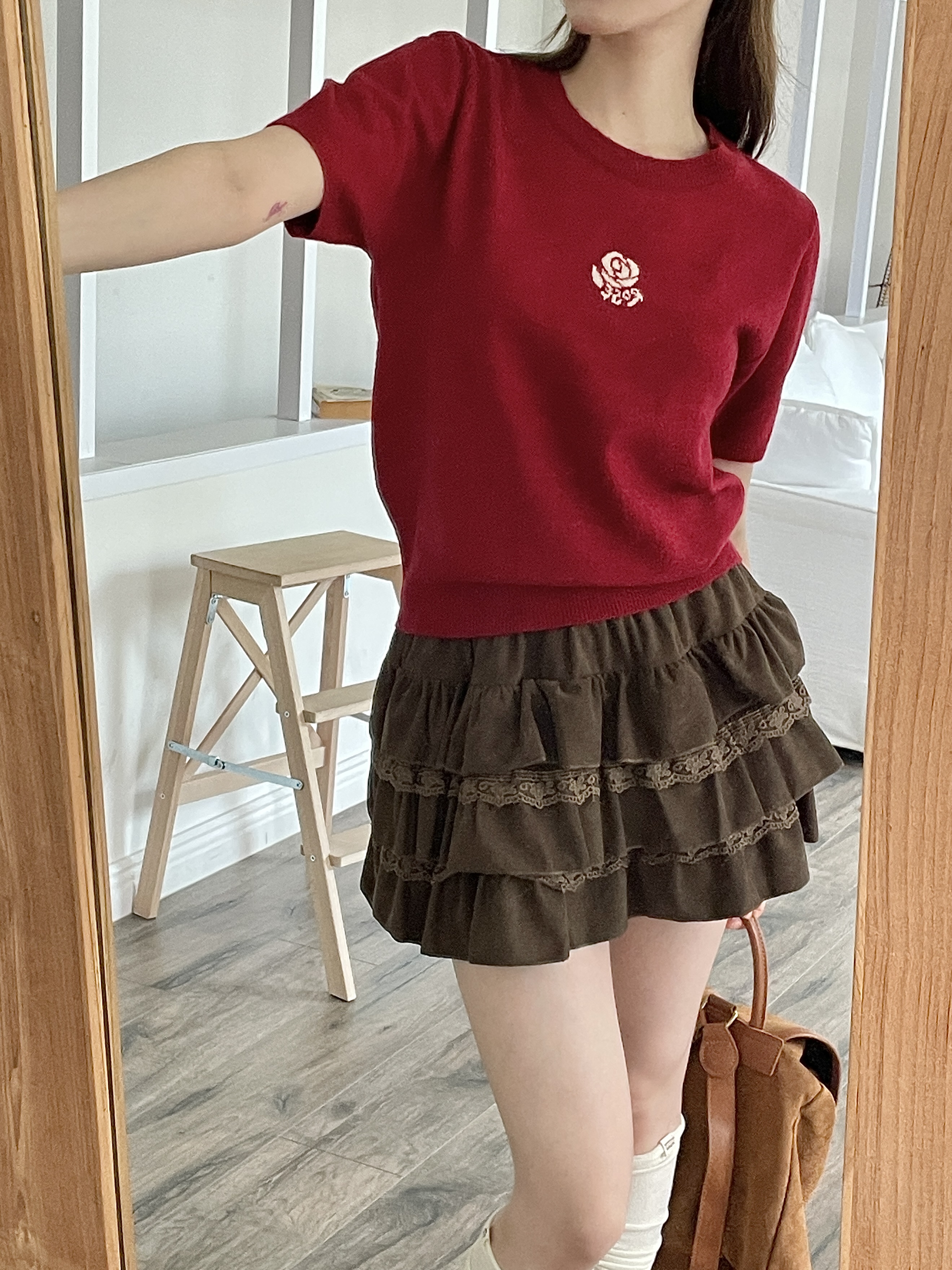 キュートローズニットTシャツ | 詳細画像5