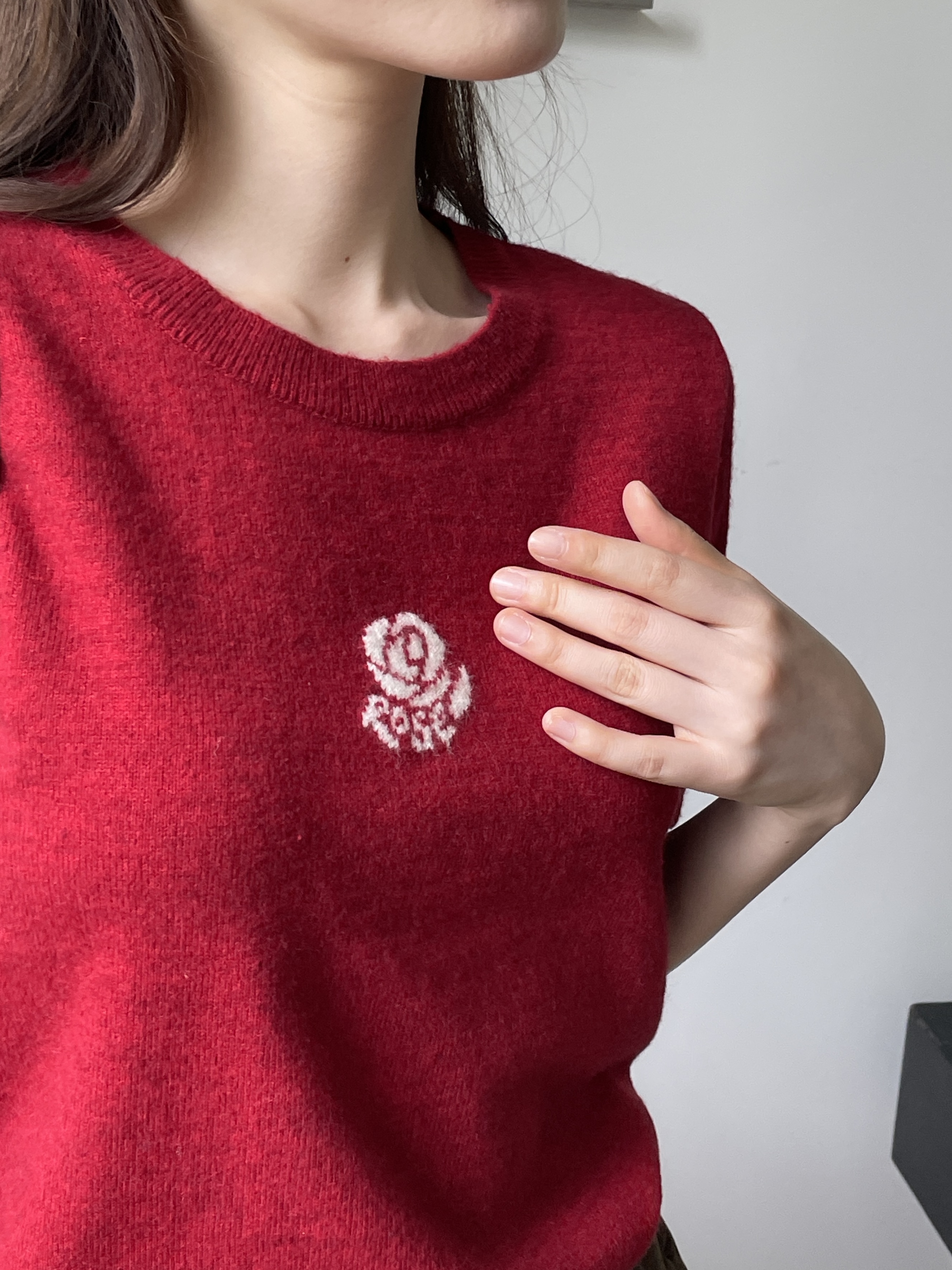 キュートローズニットTシャツ | 詳細画像4