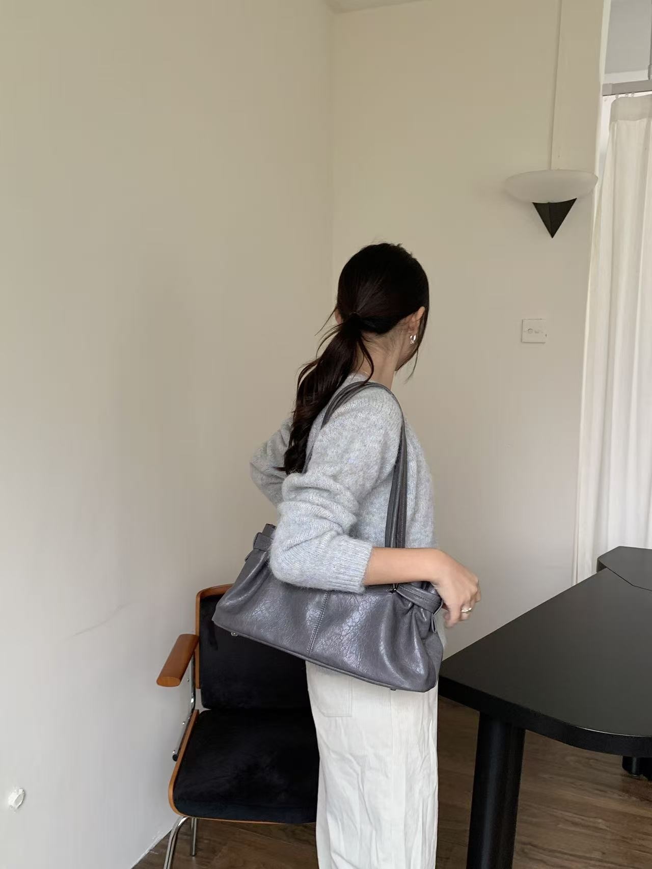 レザー調トートバッグ | 詳細画像10
