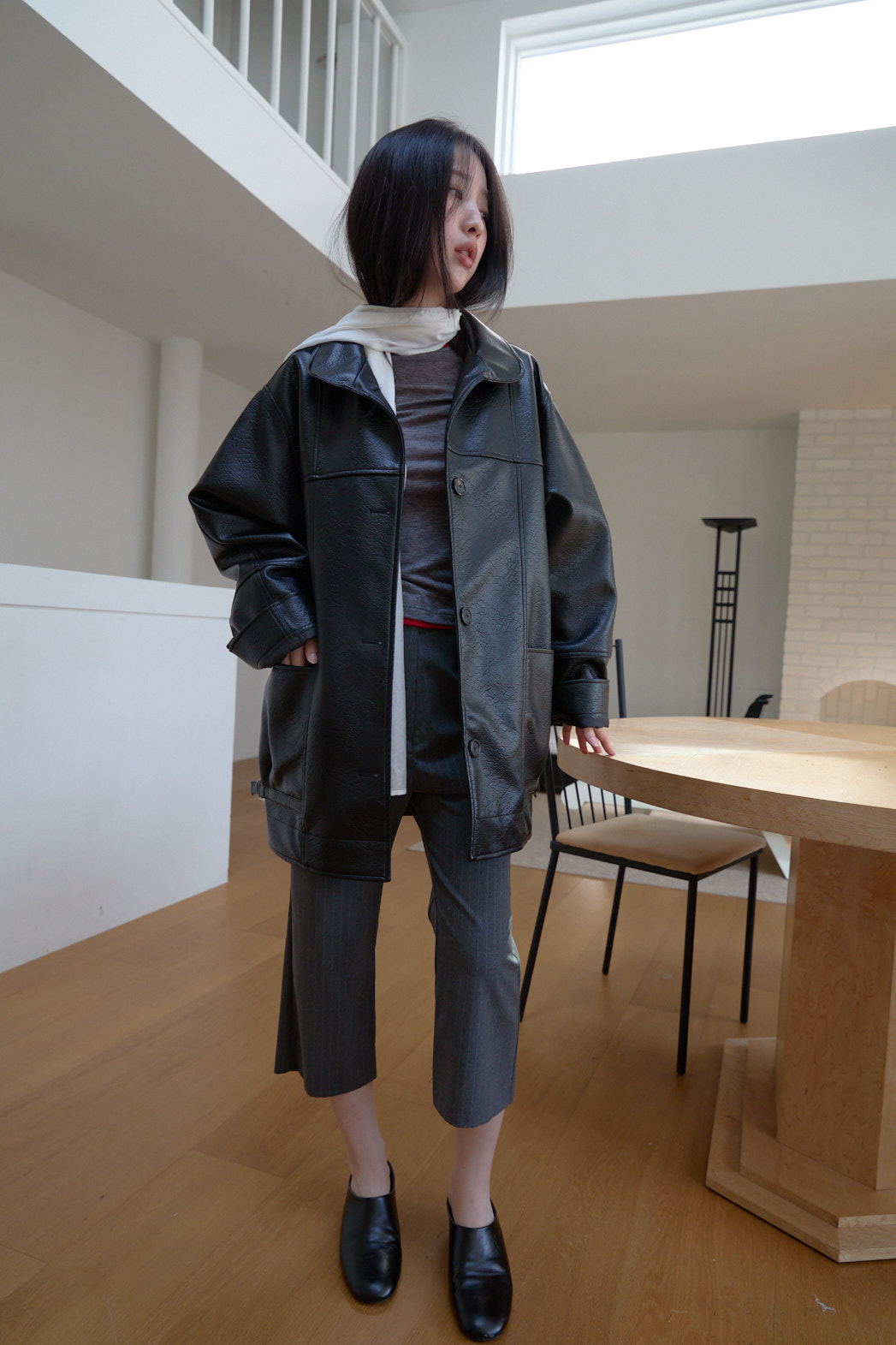 ベーシック無地スカーフFW春 | 詳細画像9