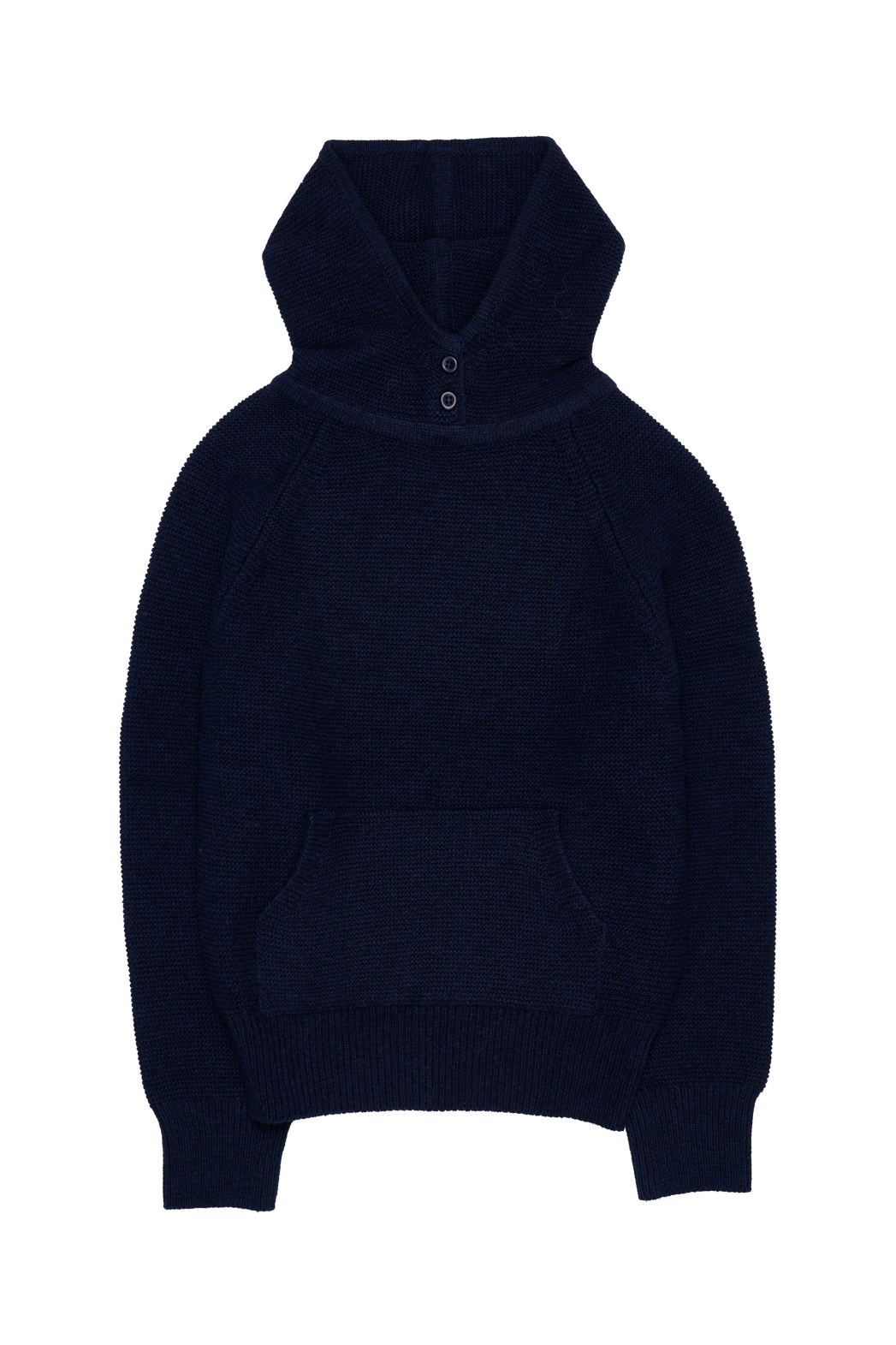 ニットウール混フードオーバーサイズルーズカンガルーポケット無地ニットFW | 詳細画像23