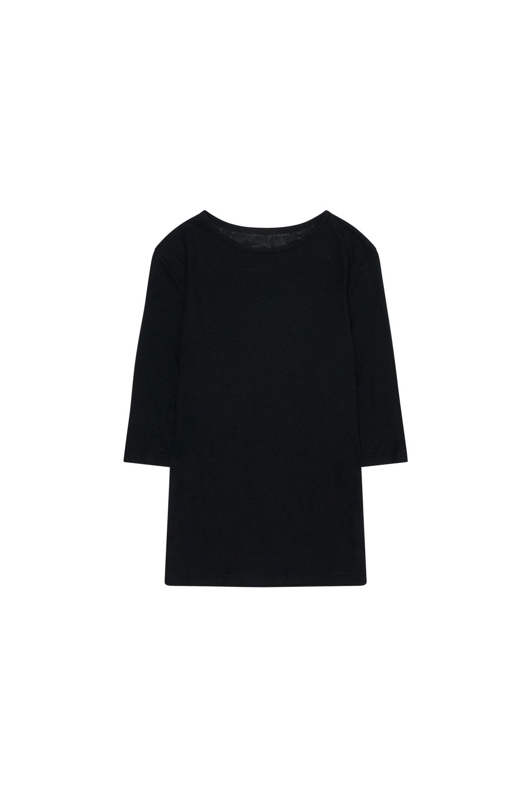 ウール混ラウンドネッククロップドスリム無地TシャツFW | 詳細画像37