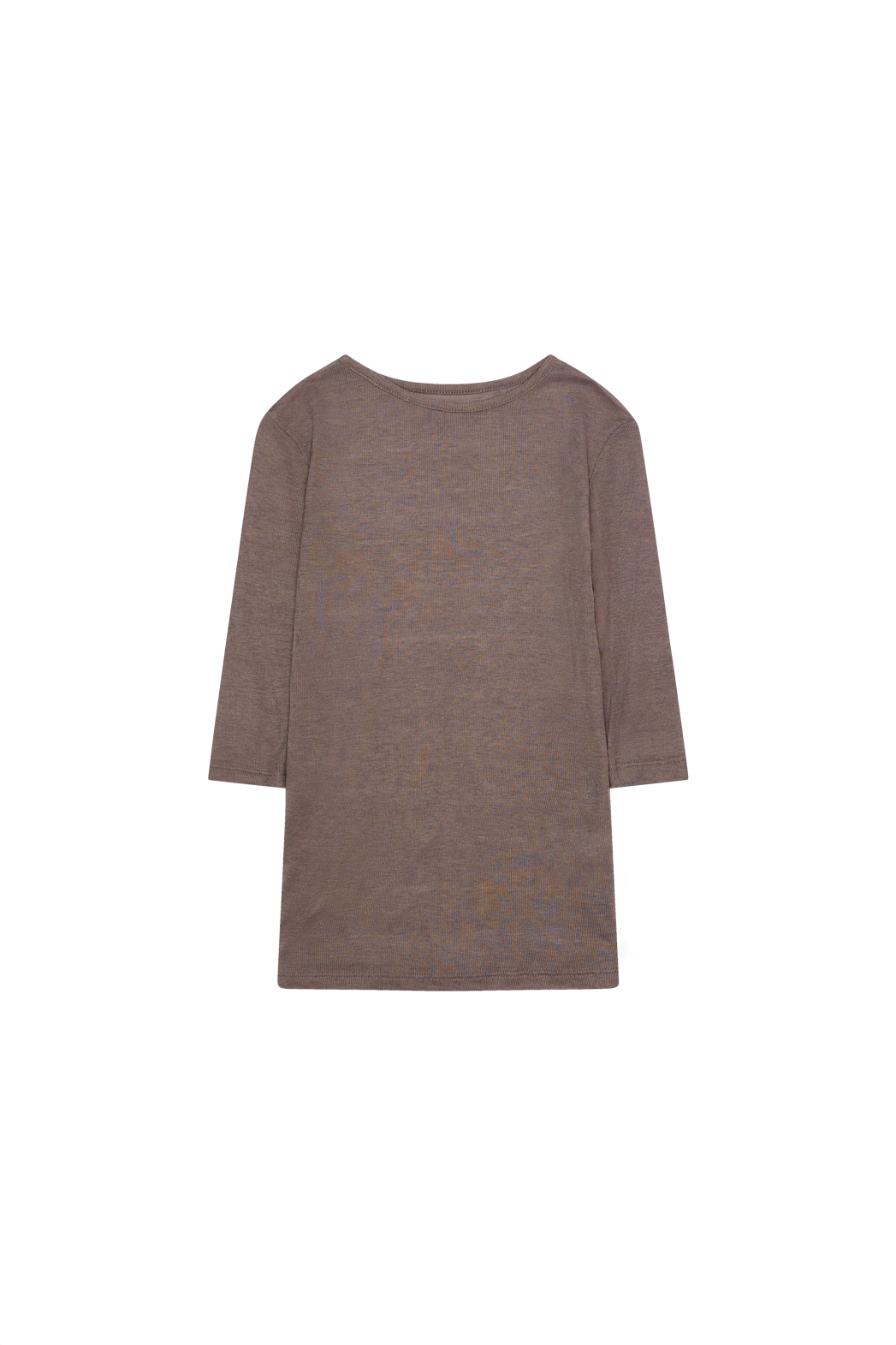 ウール混ラウンドネッククロップドスリム無地TシャツFW | 詳細画像34