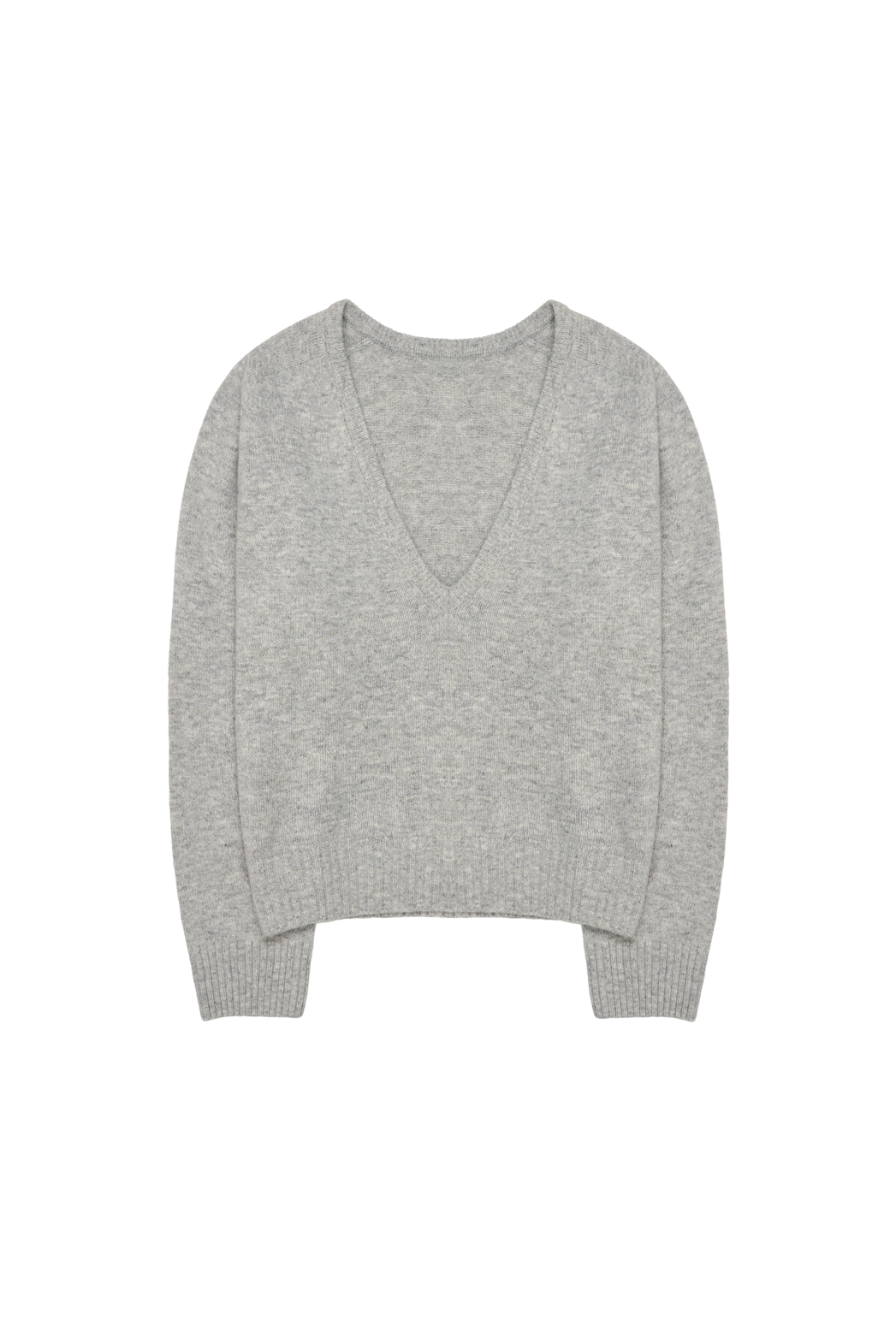 カシミヤ混Vネックルーズ無地ニットFW | 詳細画像24