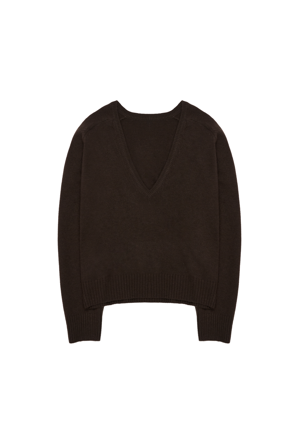 カシミヤ混Vネックルーズ無地ニットFW | 詳細画像26