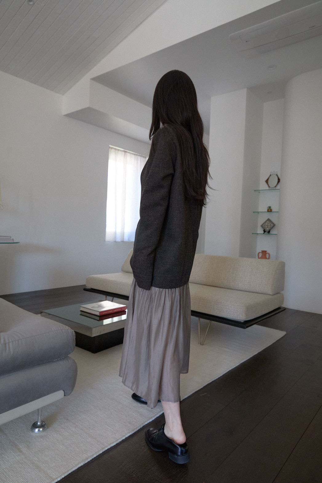 ストラップVネック無地ブラウス2WAYFW | 詳細画像16