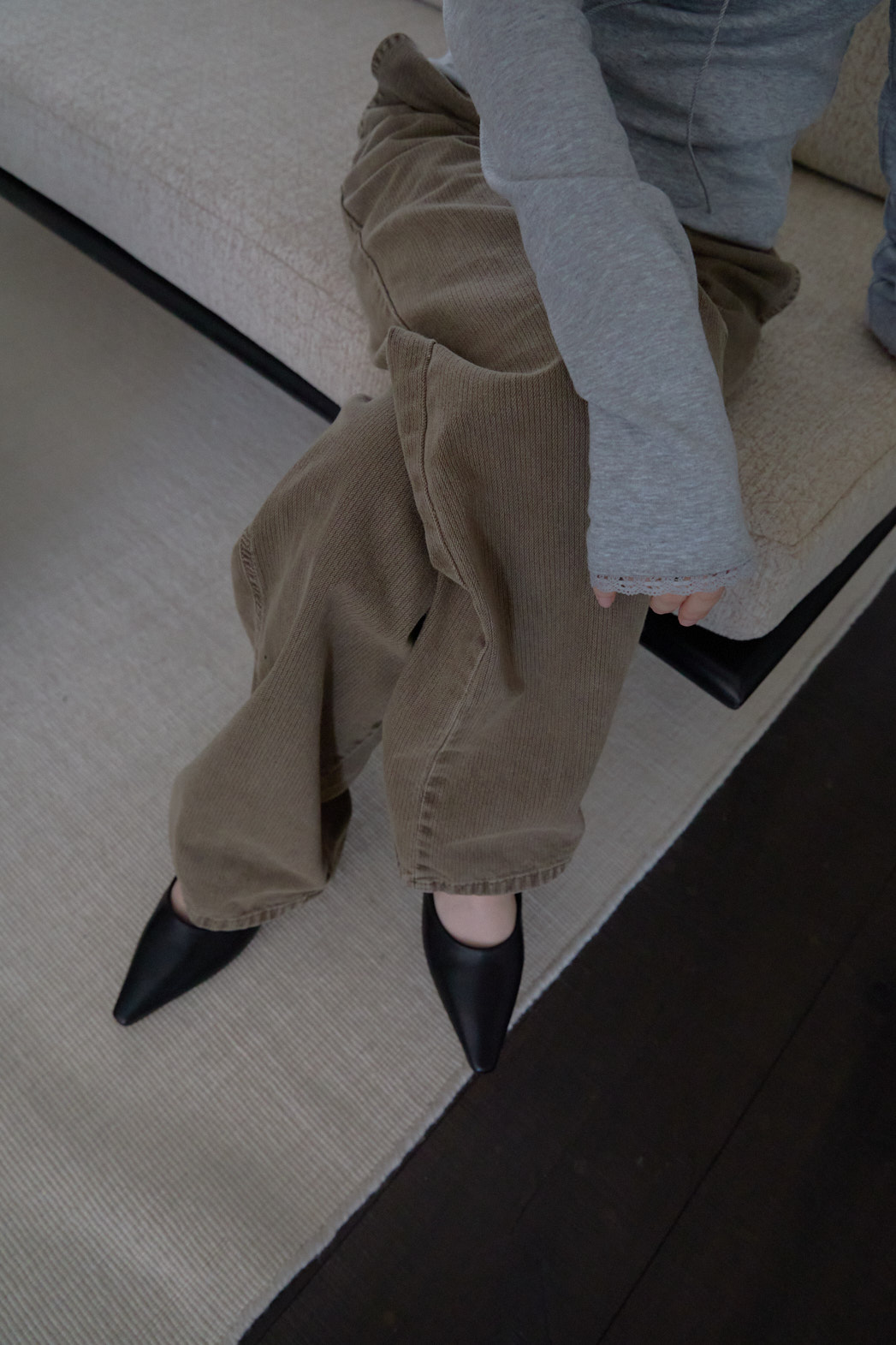 スティレットヒール無地シュ―ズオールシーズン | 詳細画像2
