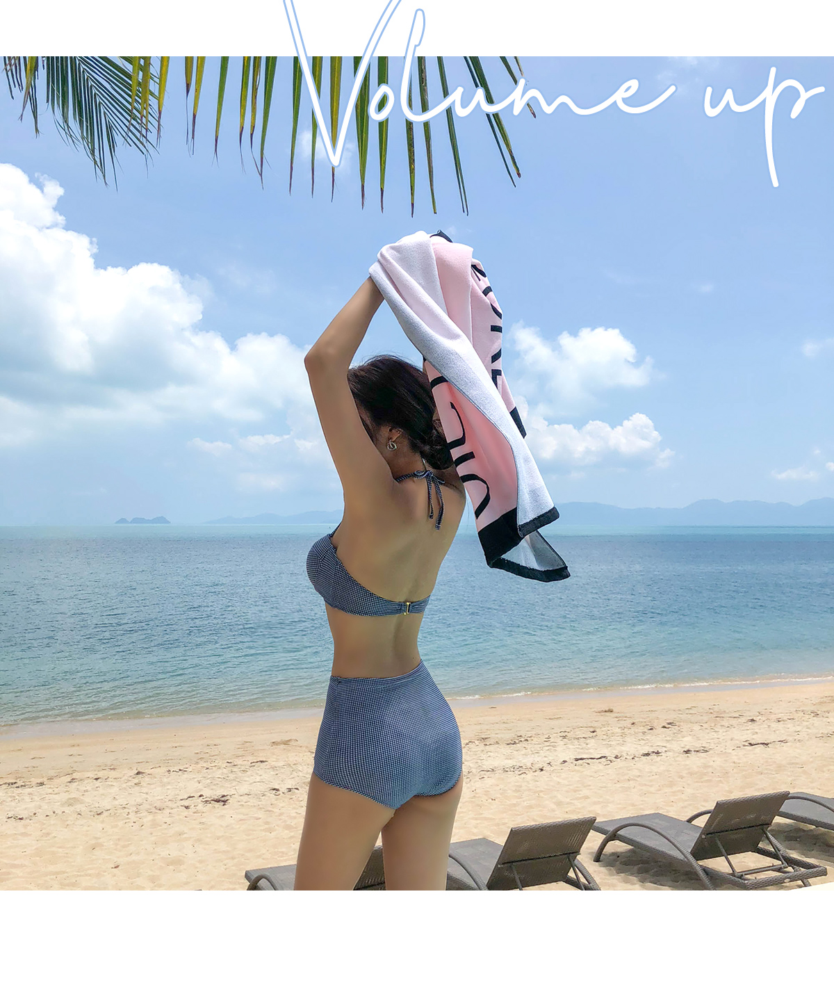 ホルターネックチェックビキニ | レディースファッション通販 - DHOLIC