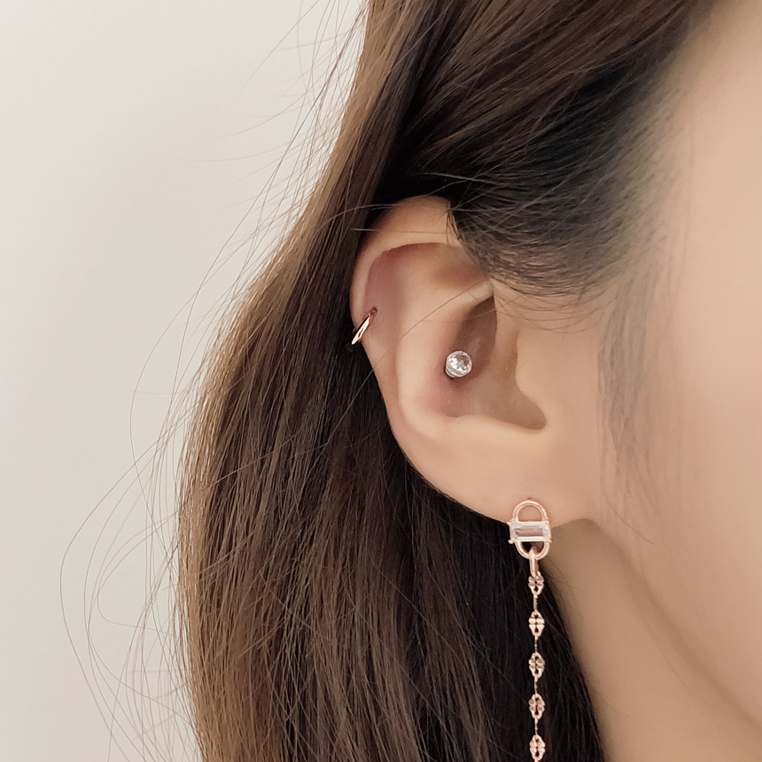 フェトウス 胎児屋 バングル リング 片耳ピアス セット(Used