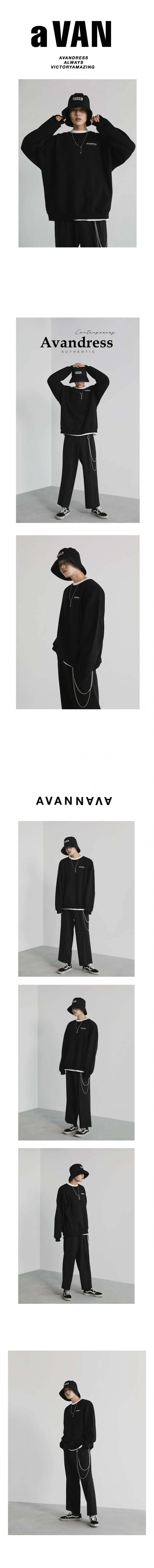 어반(AVAN) UNISEX SIGNATURE OVERFIT MTM BLACK