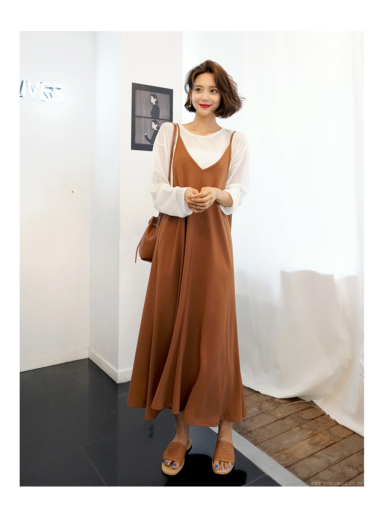 シルク100% ✨ Theory luxe ロング ワンピース　キャミ 玉虫色 キャミワンピース ロング フレア マキシ丈 光沢 サテン[品番
