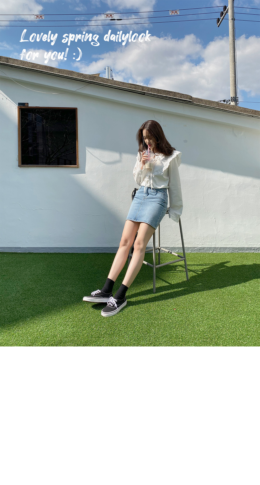 【24AW NEW】FENDI_women / バイカラー デニムミディスカート デニムスカート FENDI(フェンディ) - 海外通販のBUYMA
