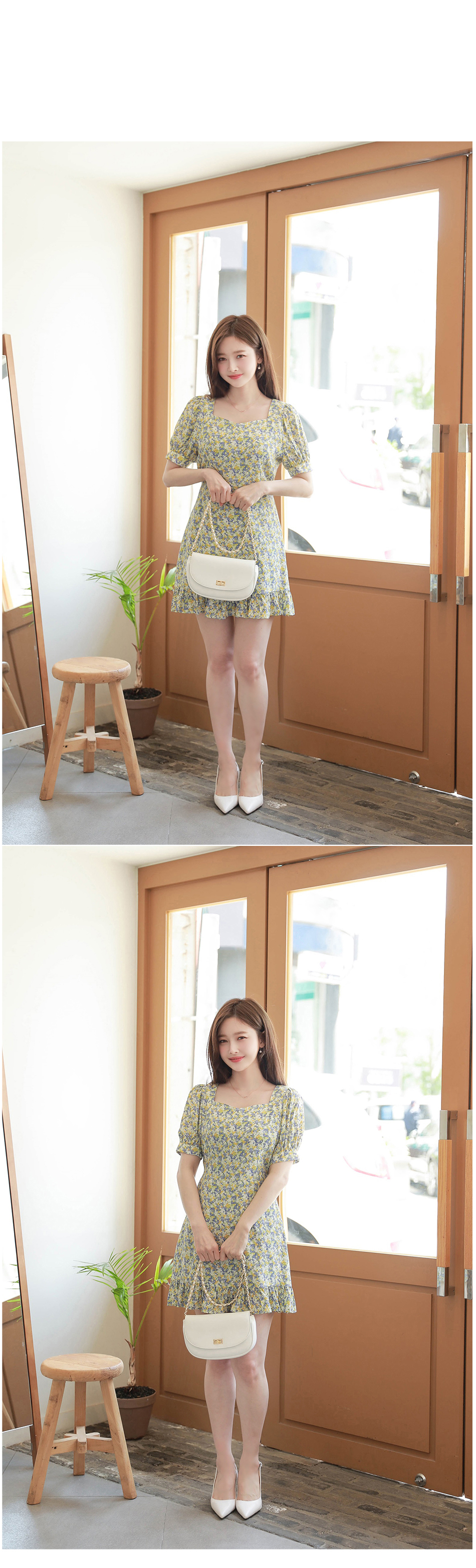 No.290 FILA 春の小花のワンピース(✿•᎑•✿)PINK✩.*˚