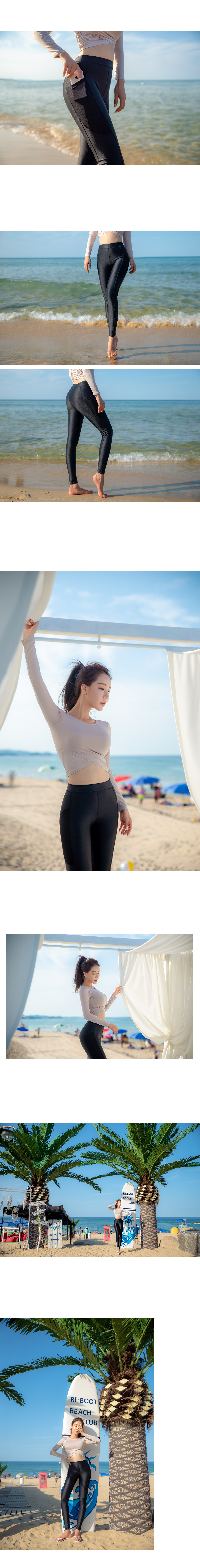 サイドポケットスイムレギンス | レディースファッション通販 - DHOLIC