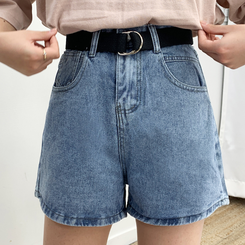 ベルトSETデニムショートパンツ | レディースファッション通販