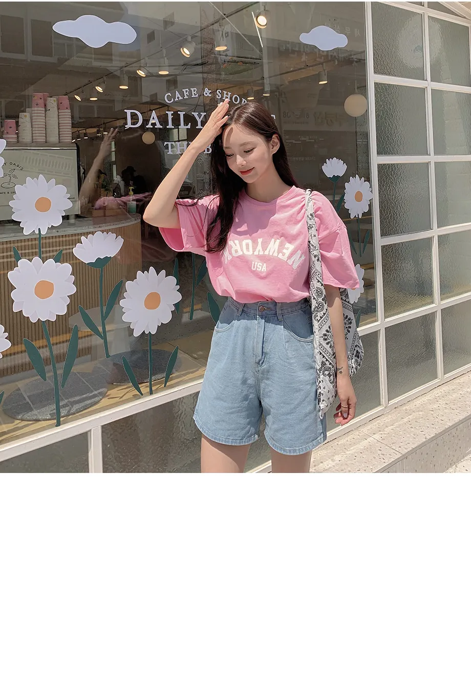 리리앤코 토피덴 뒷밴딩 숏 팬츠