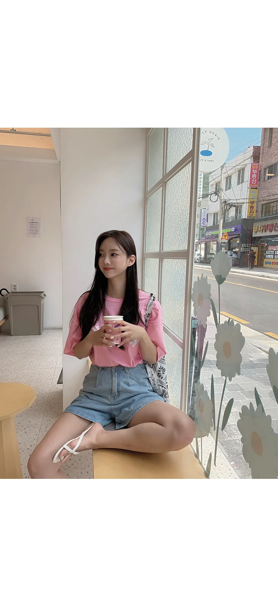 리리앤코 토피덴 뒷밴딩 숏 팬츠