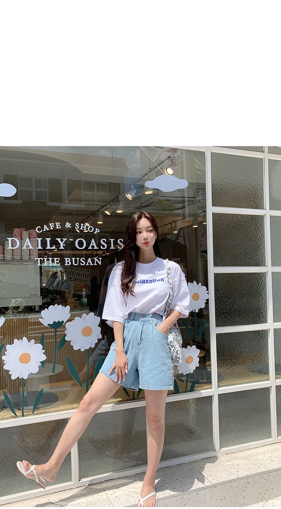 리리앤코 토피덴 뒷밴딩 숏 팬츠