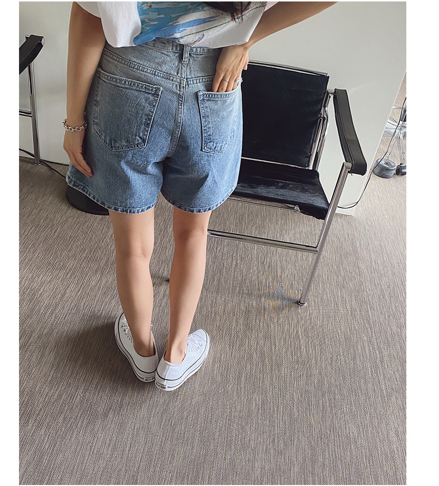 グラデーションデニムショートパンツ | レディースファッション