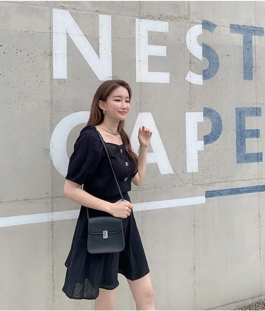 리리앤코 뷰티로나 린넨 밴딩 투피스 세트