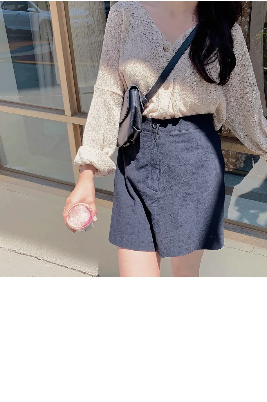 리리앤코 토리야 브이넥 니트 가디건