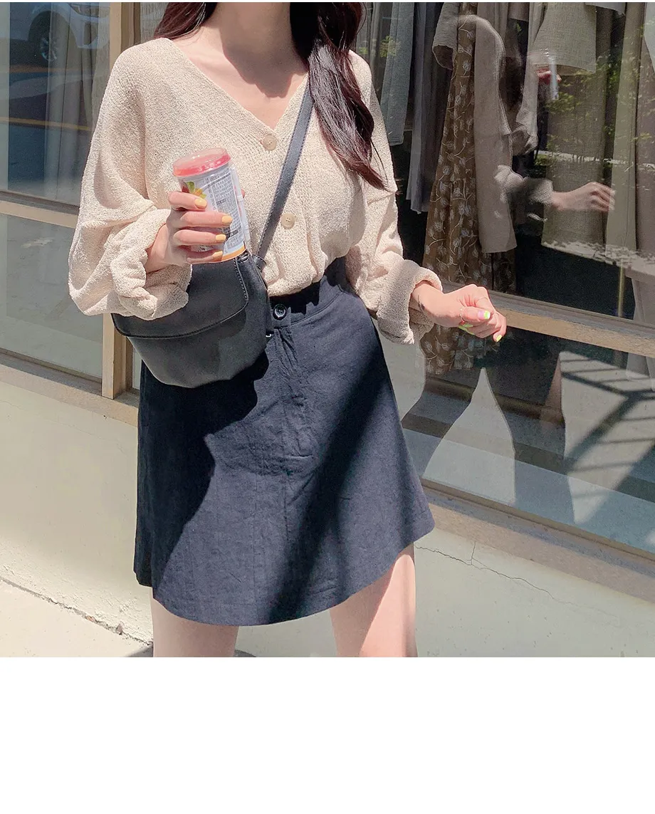 리리앤코 토리야 브이넥 니트 가디건