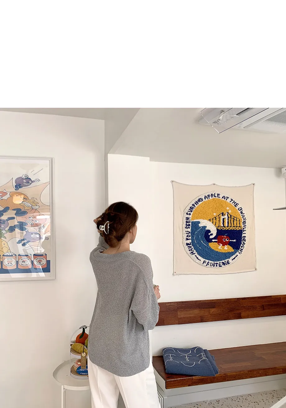 리리앤코 토리야 브이넥 니트 가디건