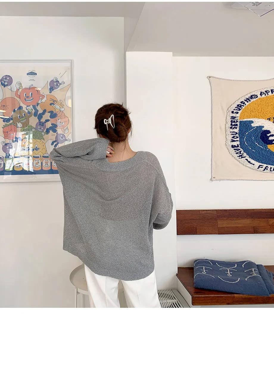 리리앤코 토리야 브이넥 니트 가디건