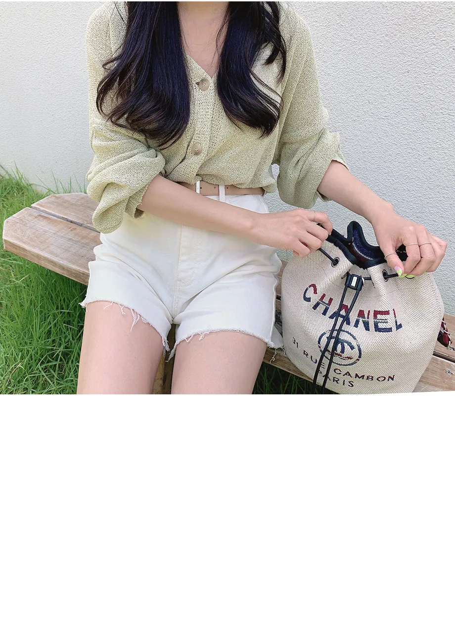 리리앤코 토리야 브이넥 니트 가디건