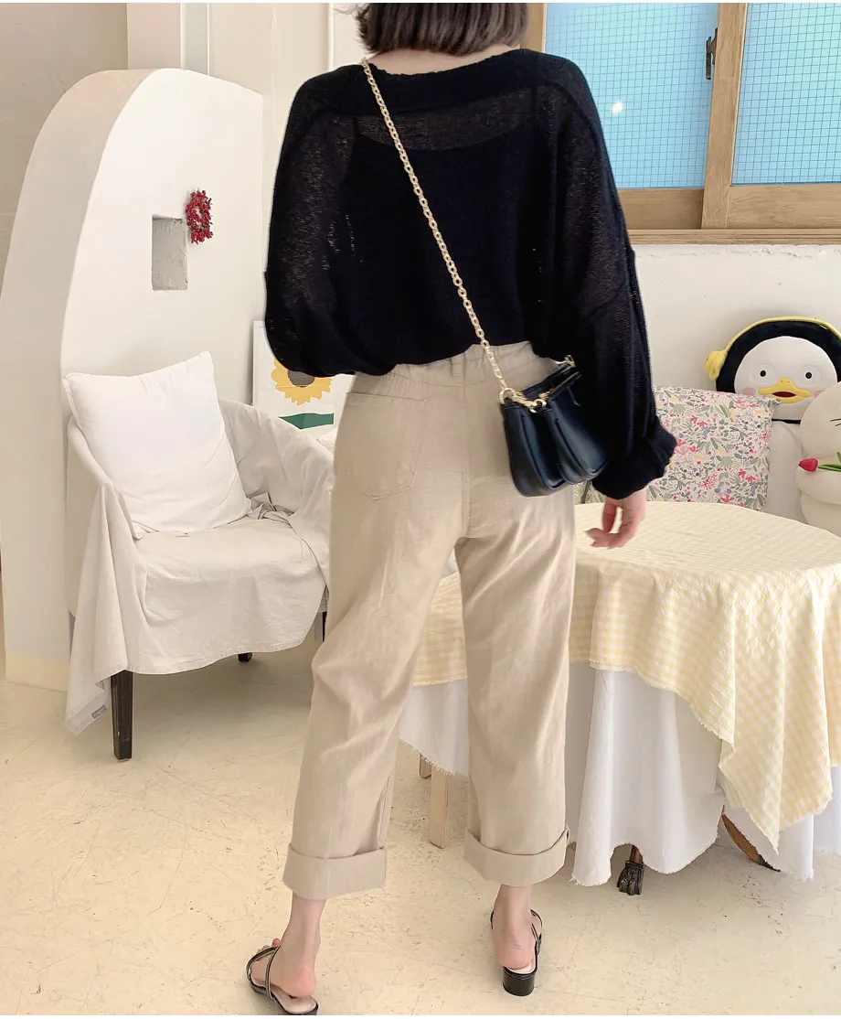 리리앤코 토리야 브이넥 니트 가디건