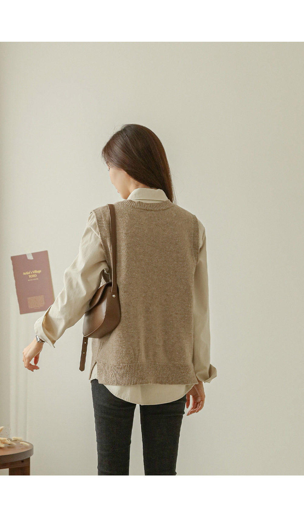 CONFLICT ウール混紡 ノースリーブベスト サイズ5 CONFLICT ウール混紡 ノースリーブベスト サイズ5