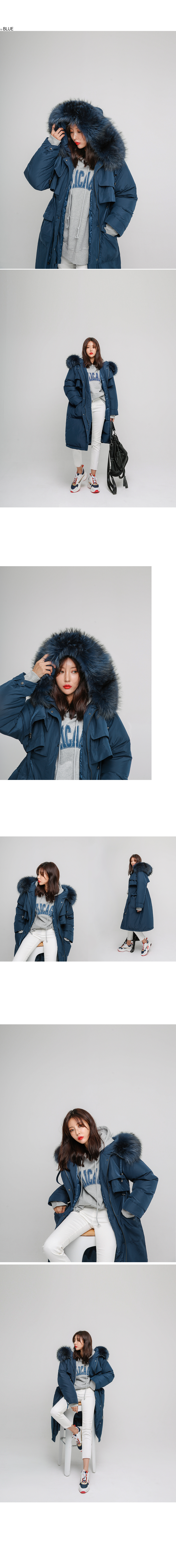 ファー付ロングダウンジャケット | レディースファッション通販 - DHOLIC