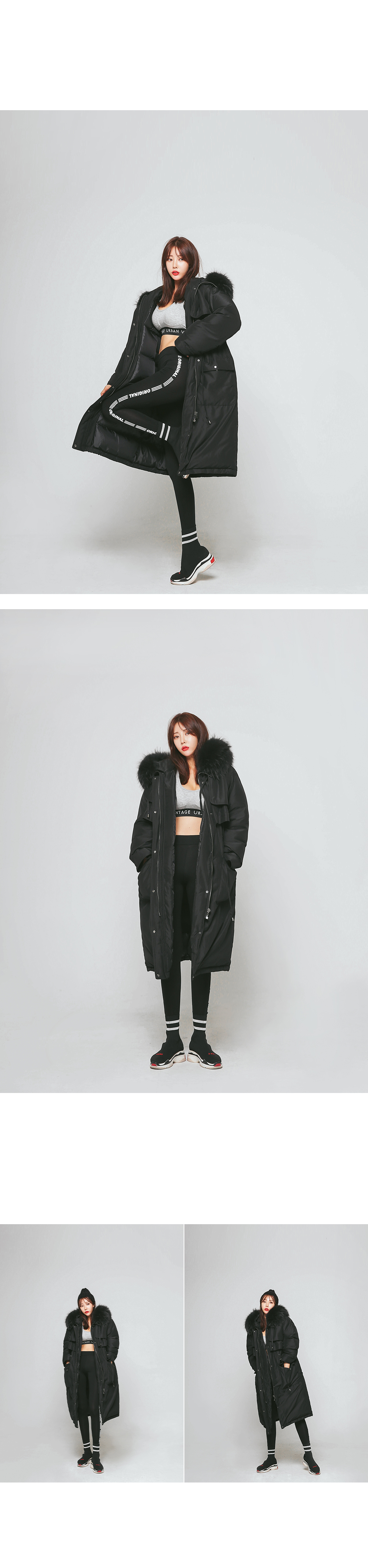 ファー付ロングダウンジャケット | レディースファッション通販 - DHOLIC