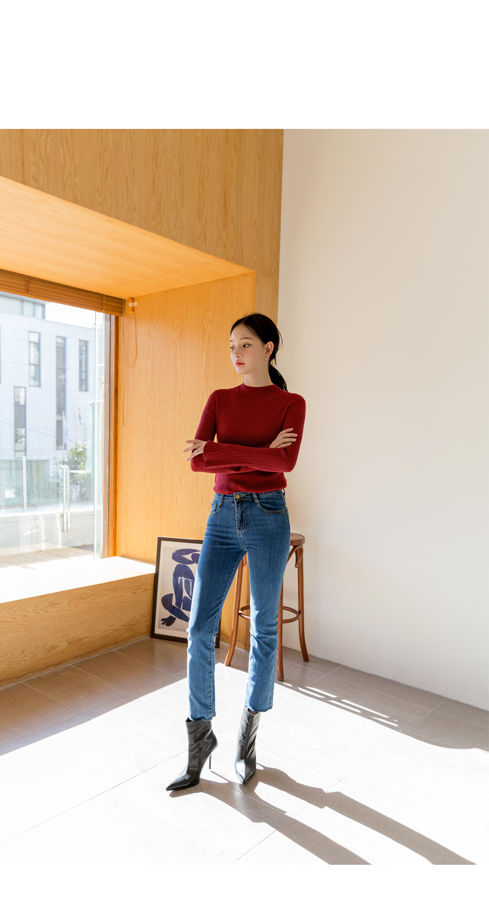 スリムストレートデニムパンツ | レディースファッション通販 - DHOLIC