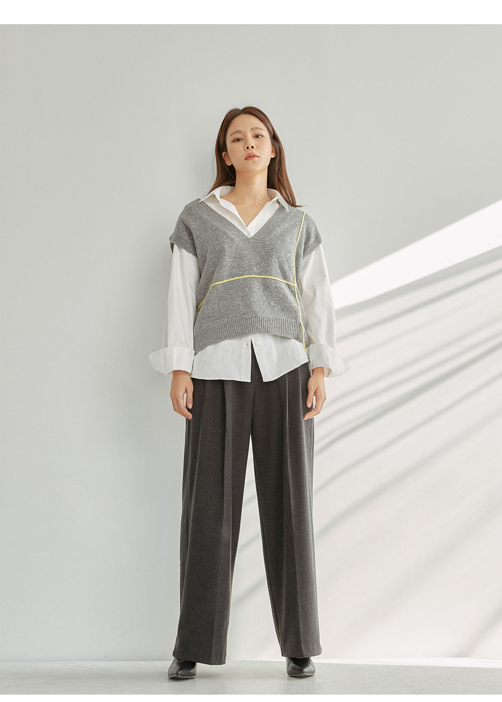 GypsohilaMocoMoco ニットベスト grey yooooco トップス-ベスト｜MENS｜ROCOCO ONLINE STORE