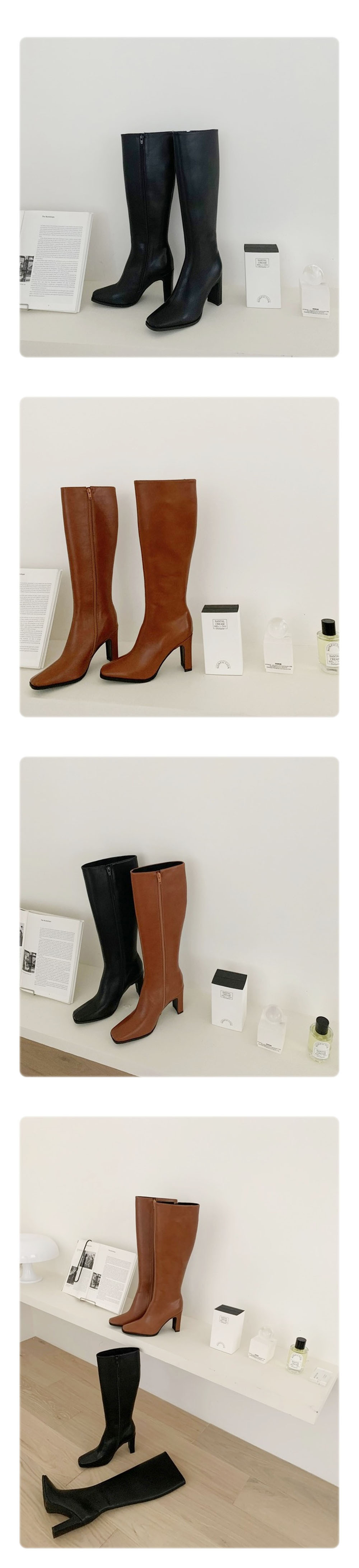 Christian Diorブラウン レザー ロングブーツ 36 Christian Diorブラウン レザー ロングブーツ 36