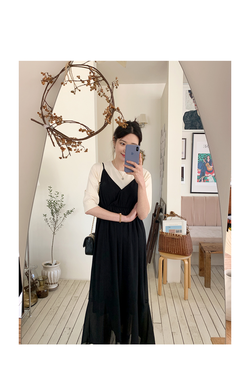 CHICWISH★シフォンキャミワンピース☆ シフォンキャミワンピース | レディースファッション通販 - DHOLIC
