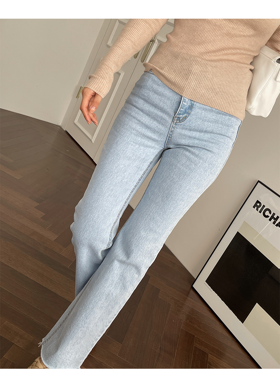 ブーツカットデニムパンツ | レディースファッション通販 - DHOLIC