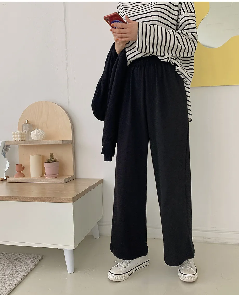 리리앤코 샤무트 후드 밴딩 팬츠 투피스 세트