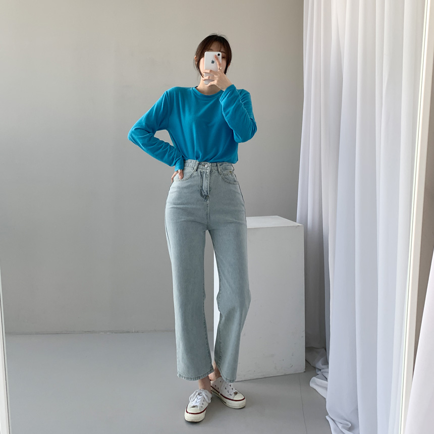 NINETY ライトブルーデニムパンツ adidas Originals アディダス デニムパンツ ADILENIUM SEASON 3