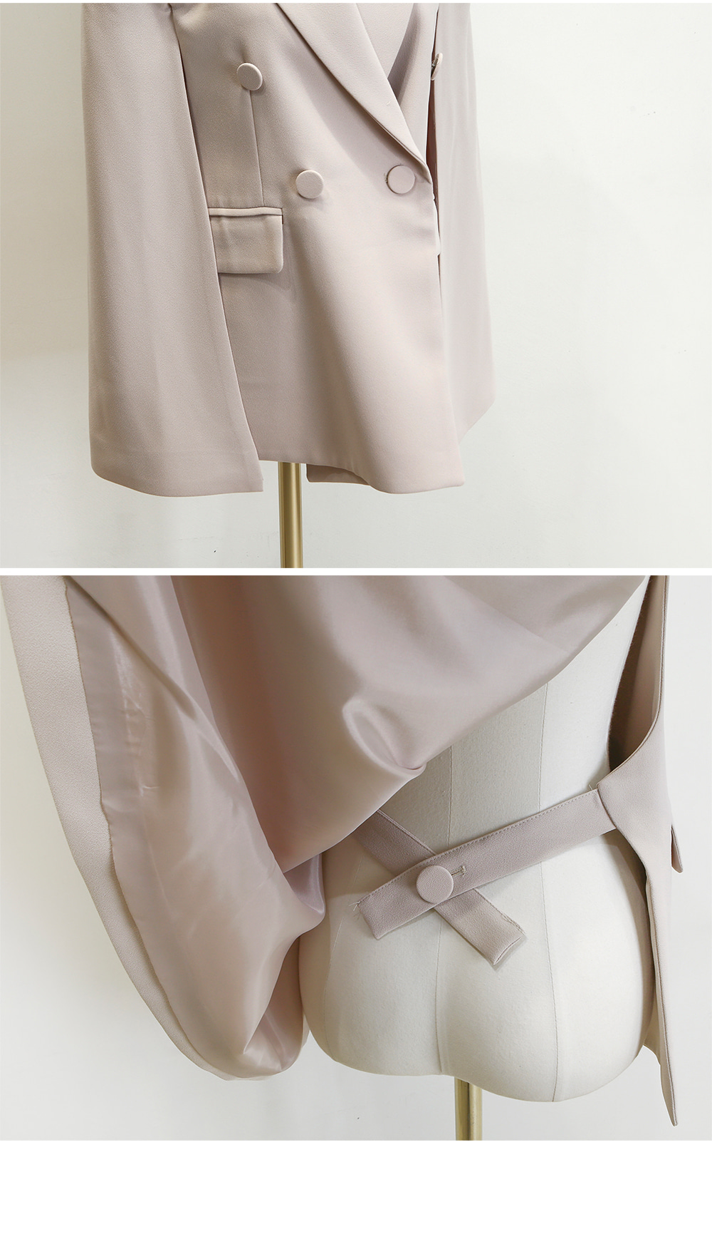 ダブルボタンケープジャケット | レディースファッション通販 - DHOLIC