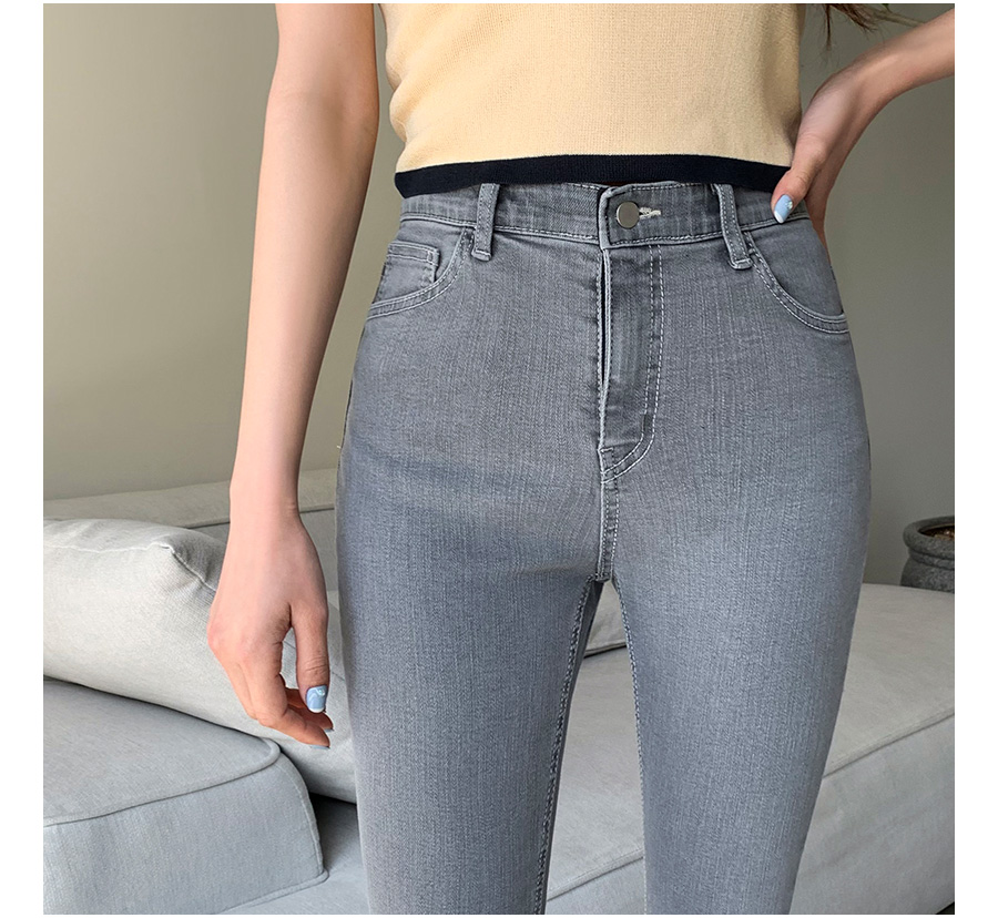 LOT29LUXE グレー デニムパンツ セール】【cussil/クシル】【12oz】 ルーズシルエットフリンジ