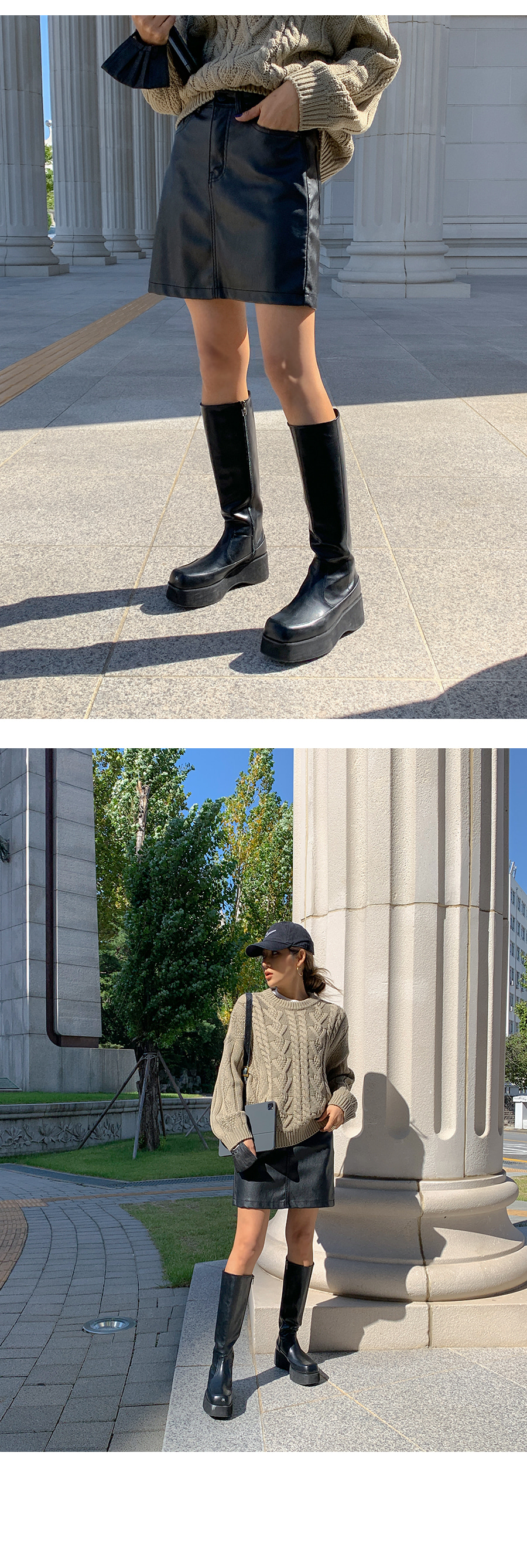 theory レザー ファー ブーティ 高ヒール LibertyDoll ブーティー レディース 痛くない チャンキー サイド