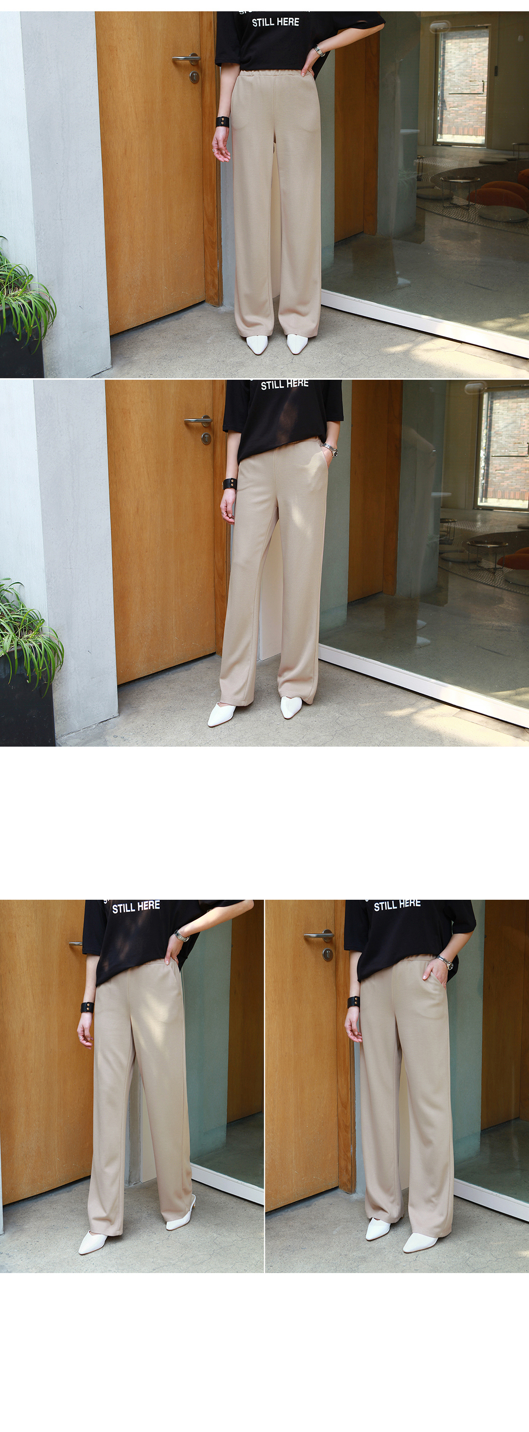 ウエストゴムストレートパンツ | レディースファッション通販