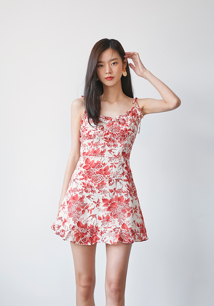 mimisol 花柄ワンピース 140A