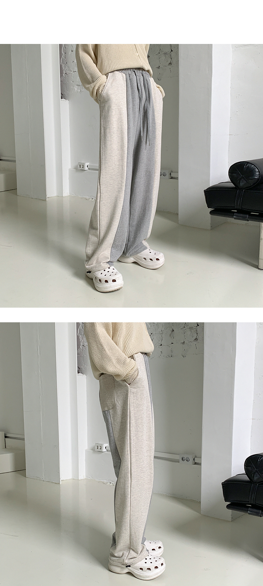 バイカラースウェットパンツ | レディースファッション通販 - DHOLIC バイカラースウェットパンツ | レディースファッション通販 - DHOLIC
