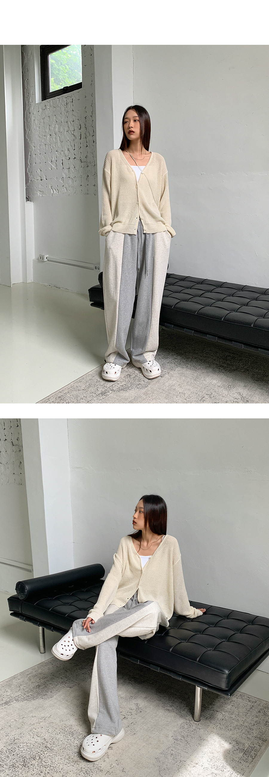 バイカラースウェットパンツ | レディースファッション通販 - DHOLIC