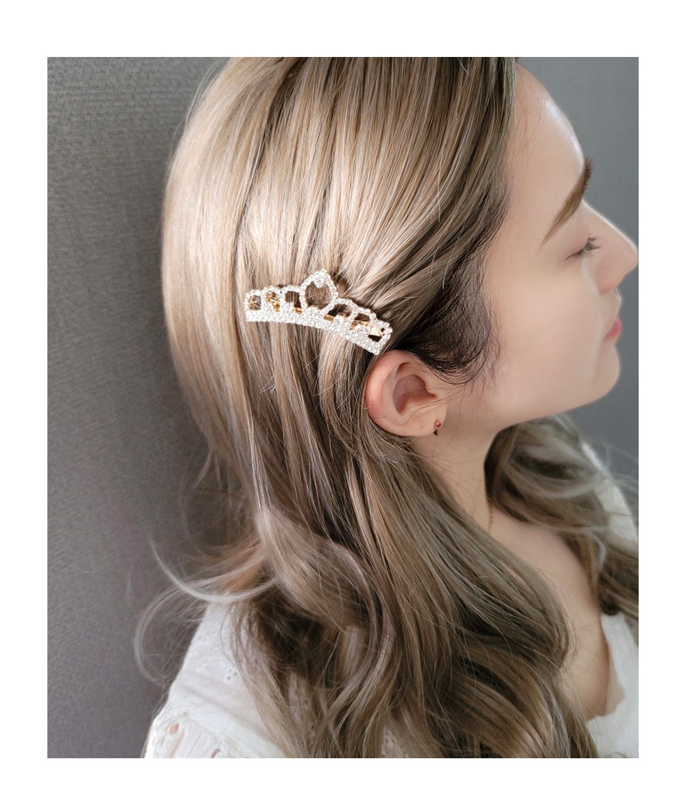 ティアラモチーフヘアバレッタ | レディースファッション通販 - DHOLIC