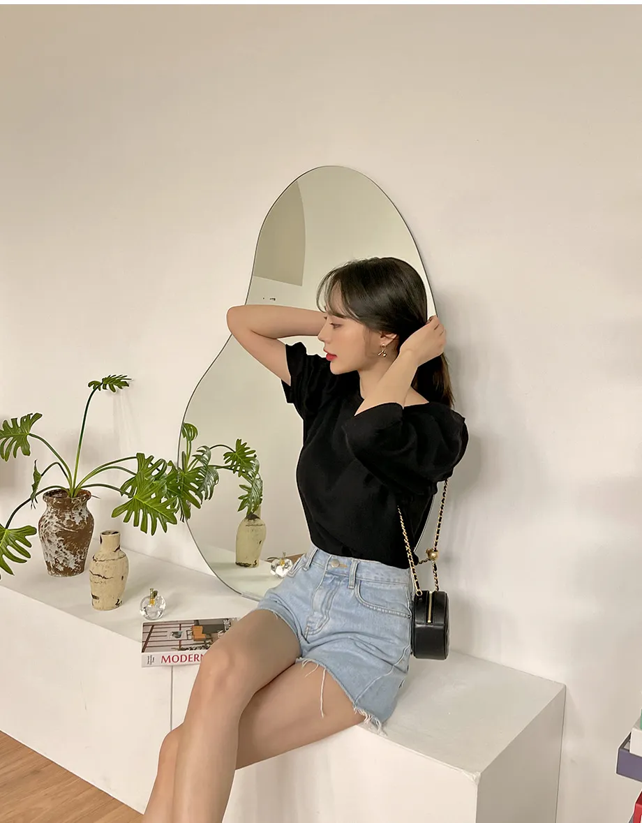 리리앤코 샤롤린 퍼프 블라우스
